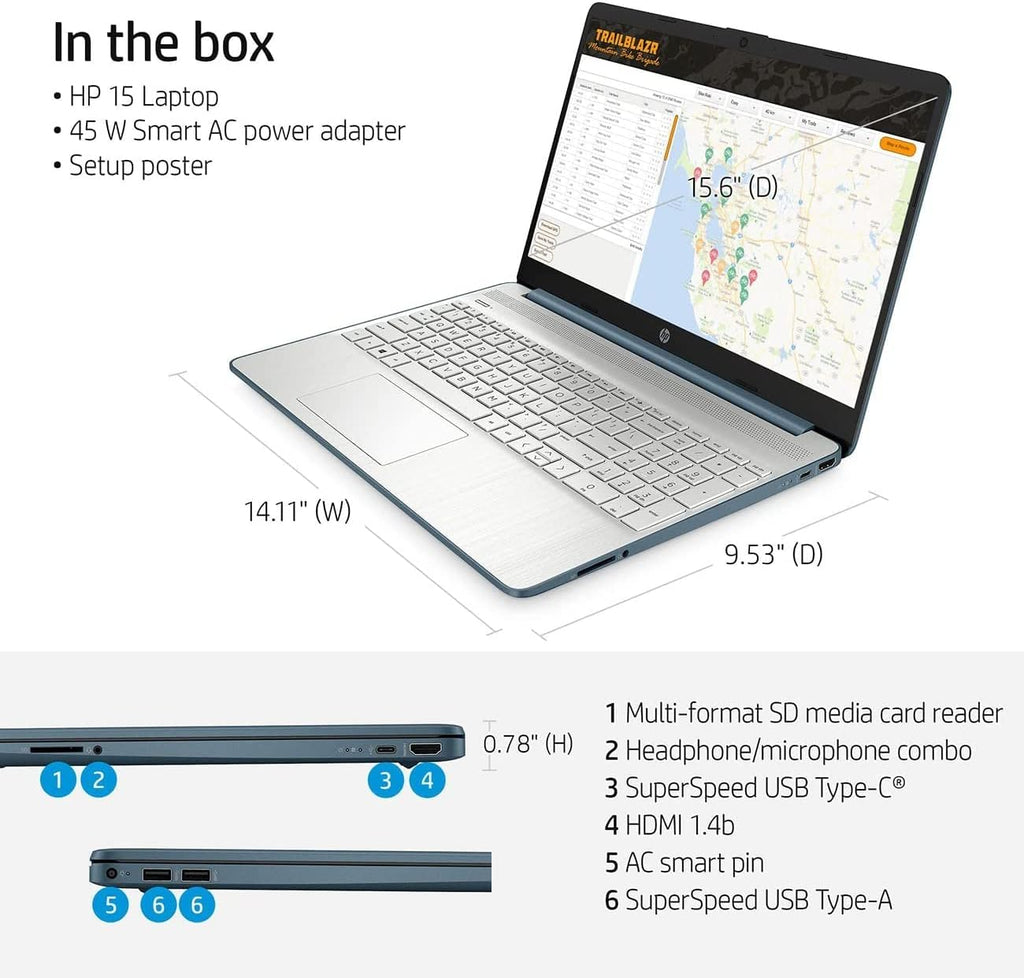 15.6" Full HD AMD Ryzen 5 16GB RAM 512GB SSD Laptop V5306