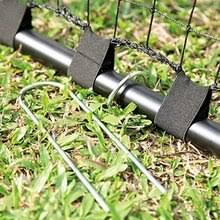 Black Portable Soccer Rebounder Net with Carry Bag A69506