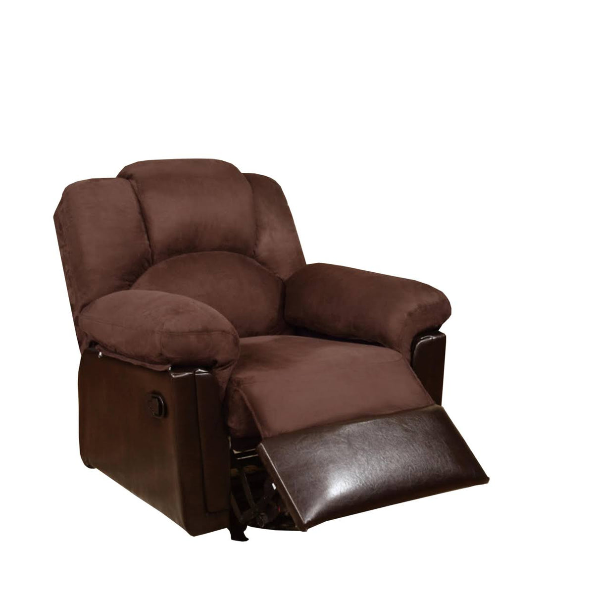 Chocolate Glider Recliner D9235