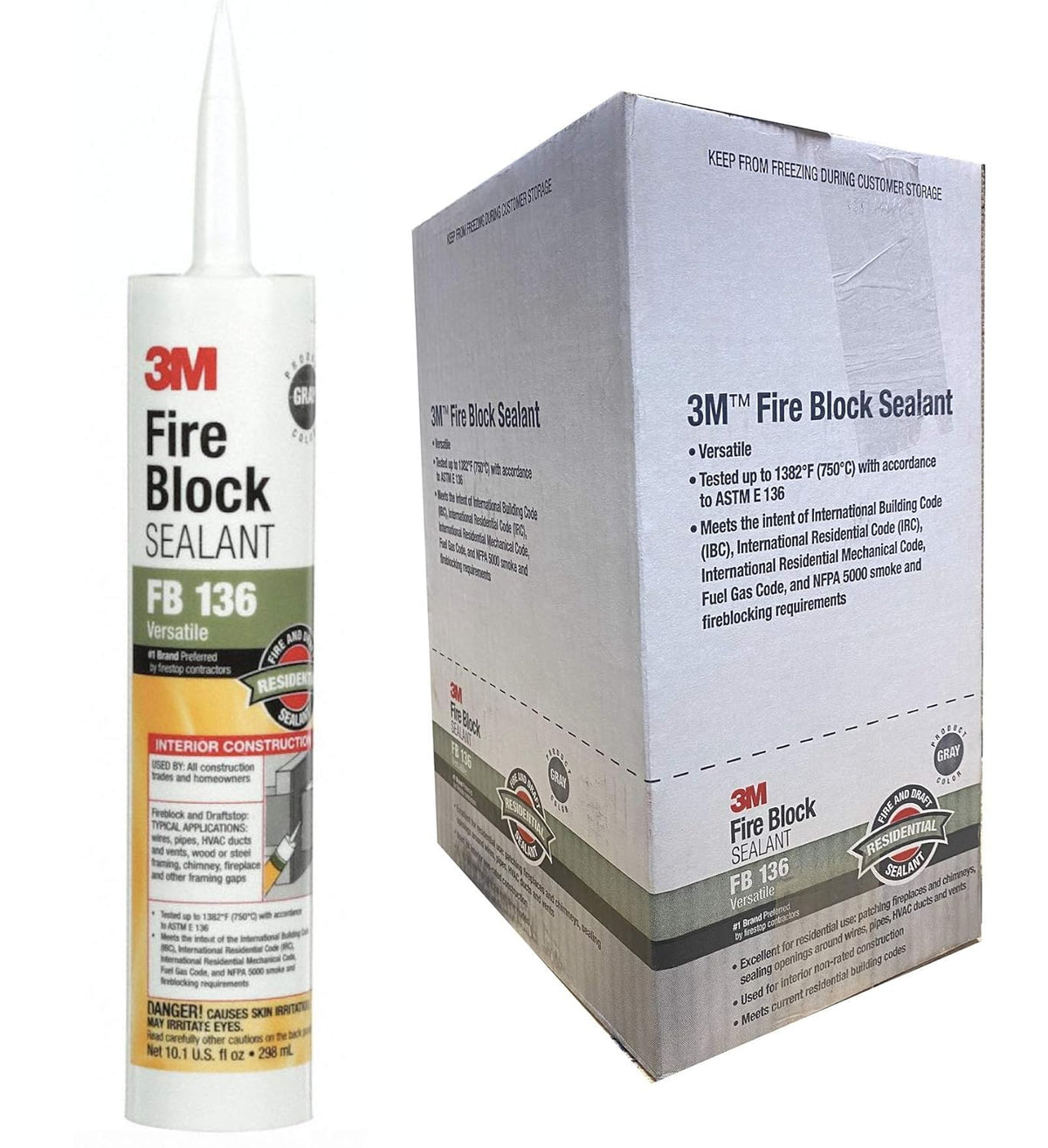 10.1-oz Fire Barrier Caulk - Quantity 12 F192
