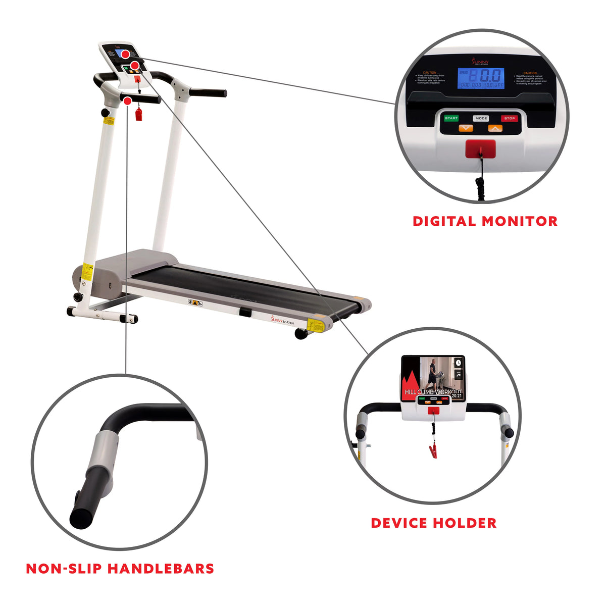 Motorized Foldable Treadmill K974158