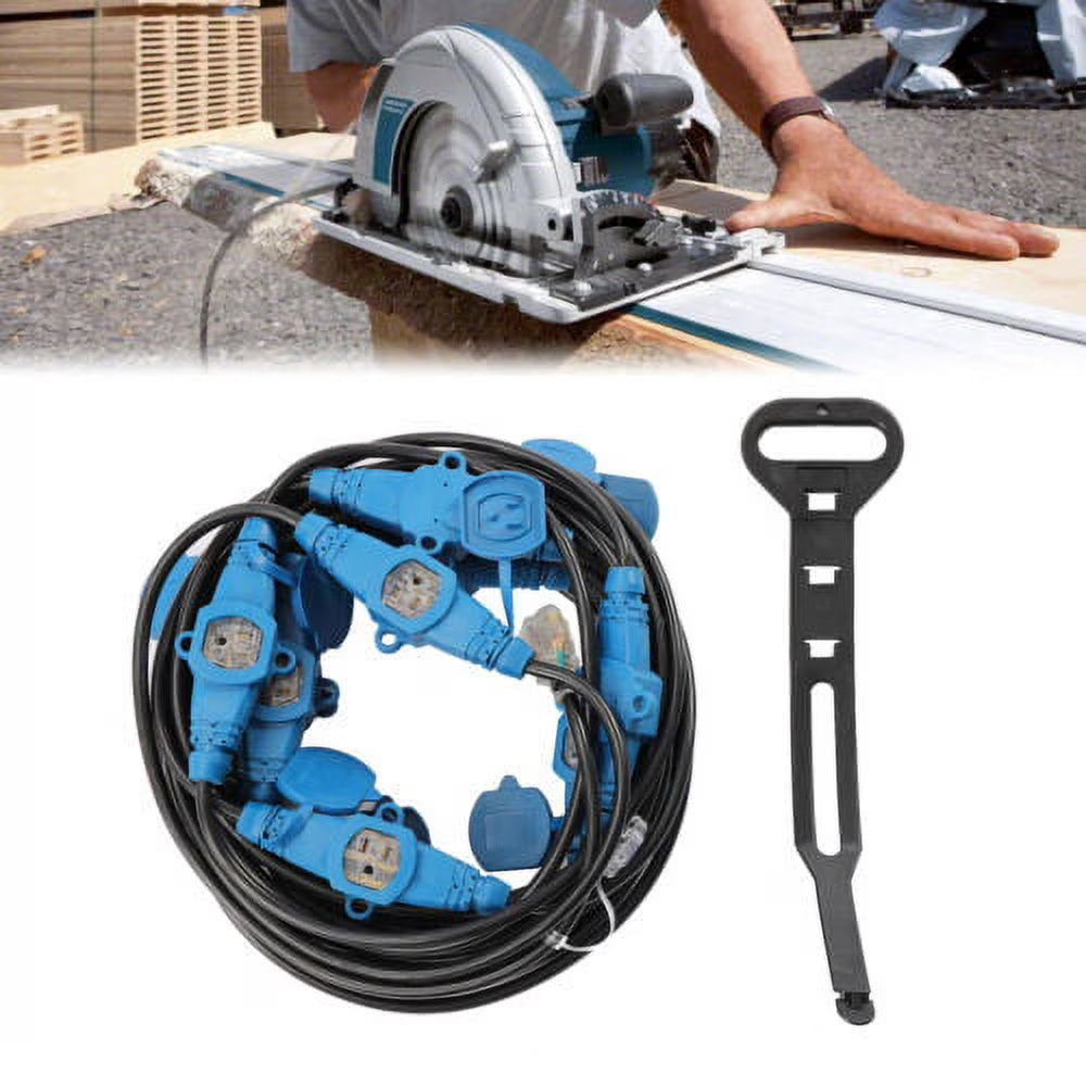 13 Plugs 65FT 12 Awg Power Extension Cord Splitter R194895