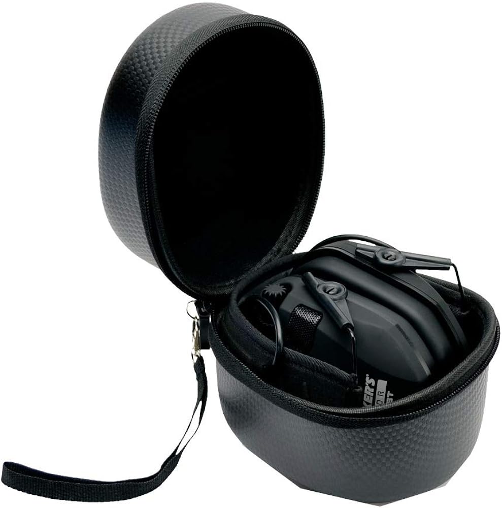 Digital Electronic Muff with Bluetooth Hearing Protection Case Bundle (2 Items) Y395