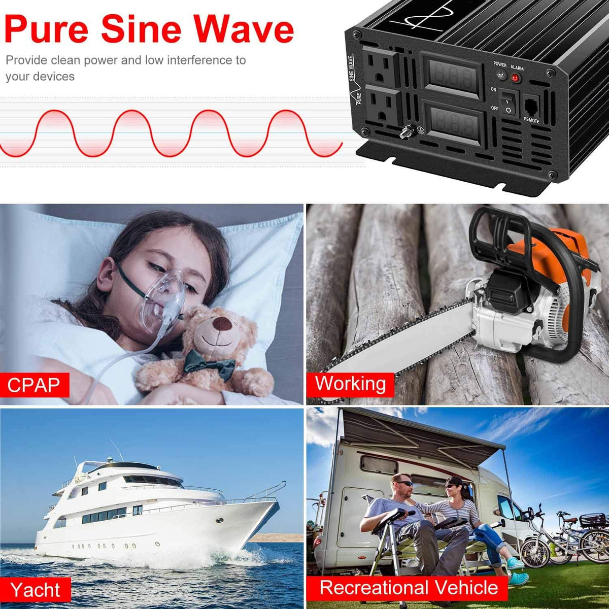 1500W Pure Sine Wave Solar Inverter S96276