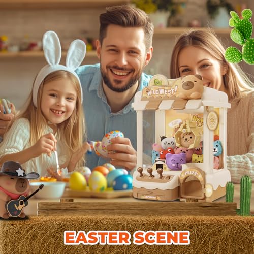 Mini Claw Machine with Plush Toy and Capsule E89491