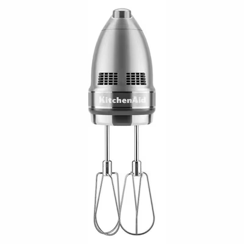 Contour Silver Hand Mixer with Beater and Whisk Attachments P9830