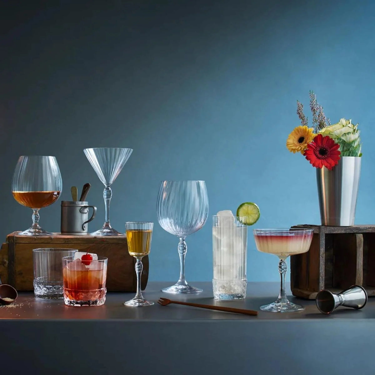 Clear 7.75 Oz Cocktail Coupe Glass Set Of 4 X106