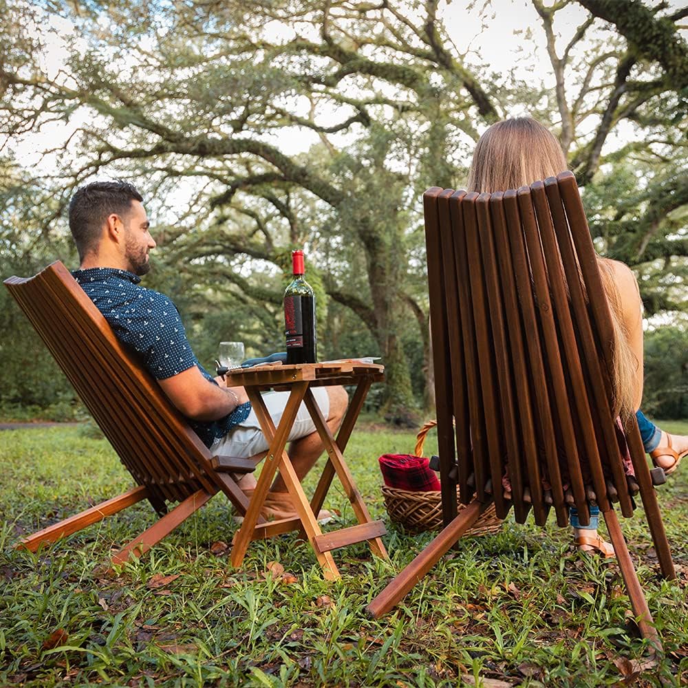 Folding Acacia Wood Outdoor Chair M255