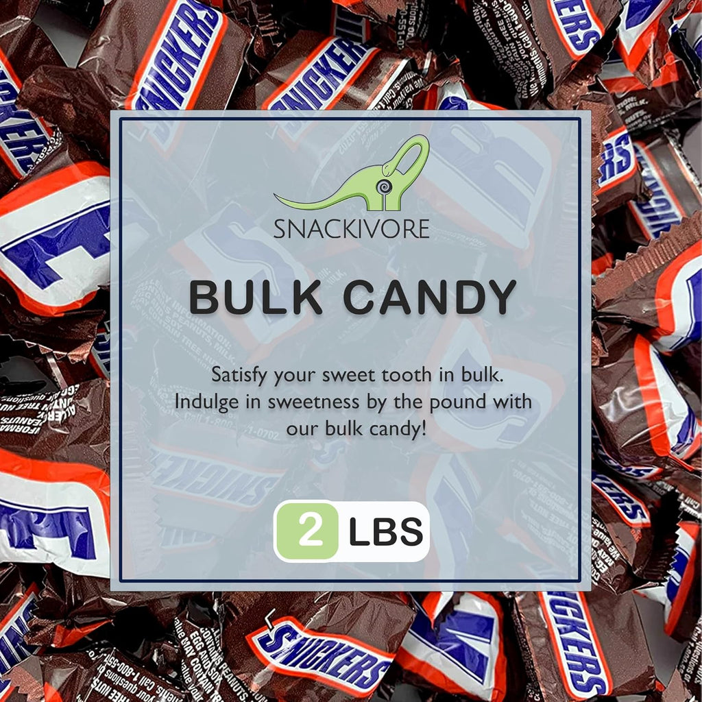 Mini Snickers 2LB Bag of Candy Bars W446