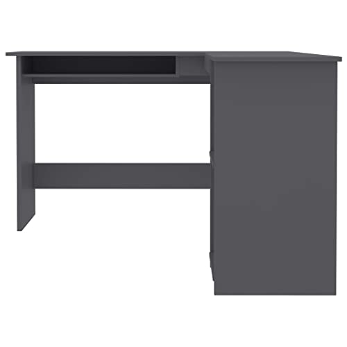 L-Shaped Corner Desk Sonoma Oak 47.2"x55.1"x29.5" Engineered Wood U724