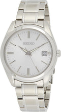 Silver Dial Stainless Steel Watch with Date Calendar and 100m Water Resistant N67451