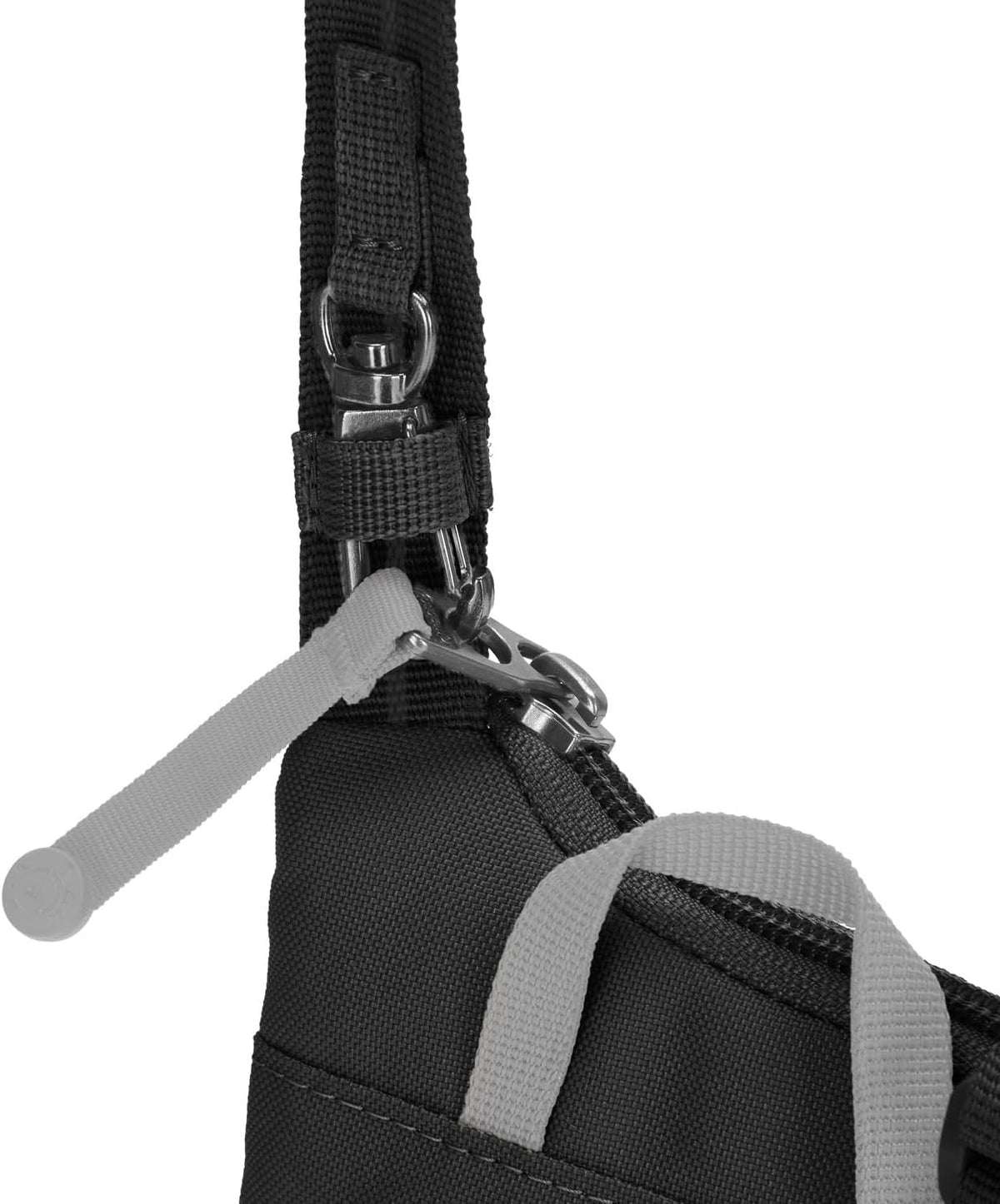 Jet Black Anti Theft Crossbody R167
