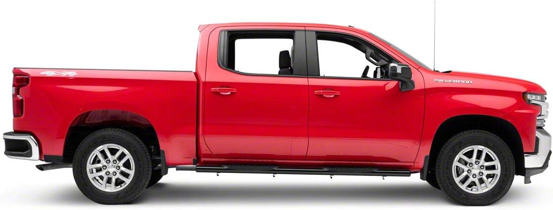 Black 5-Inch Oval Side Step Bars P278