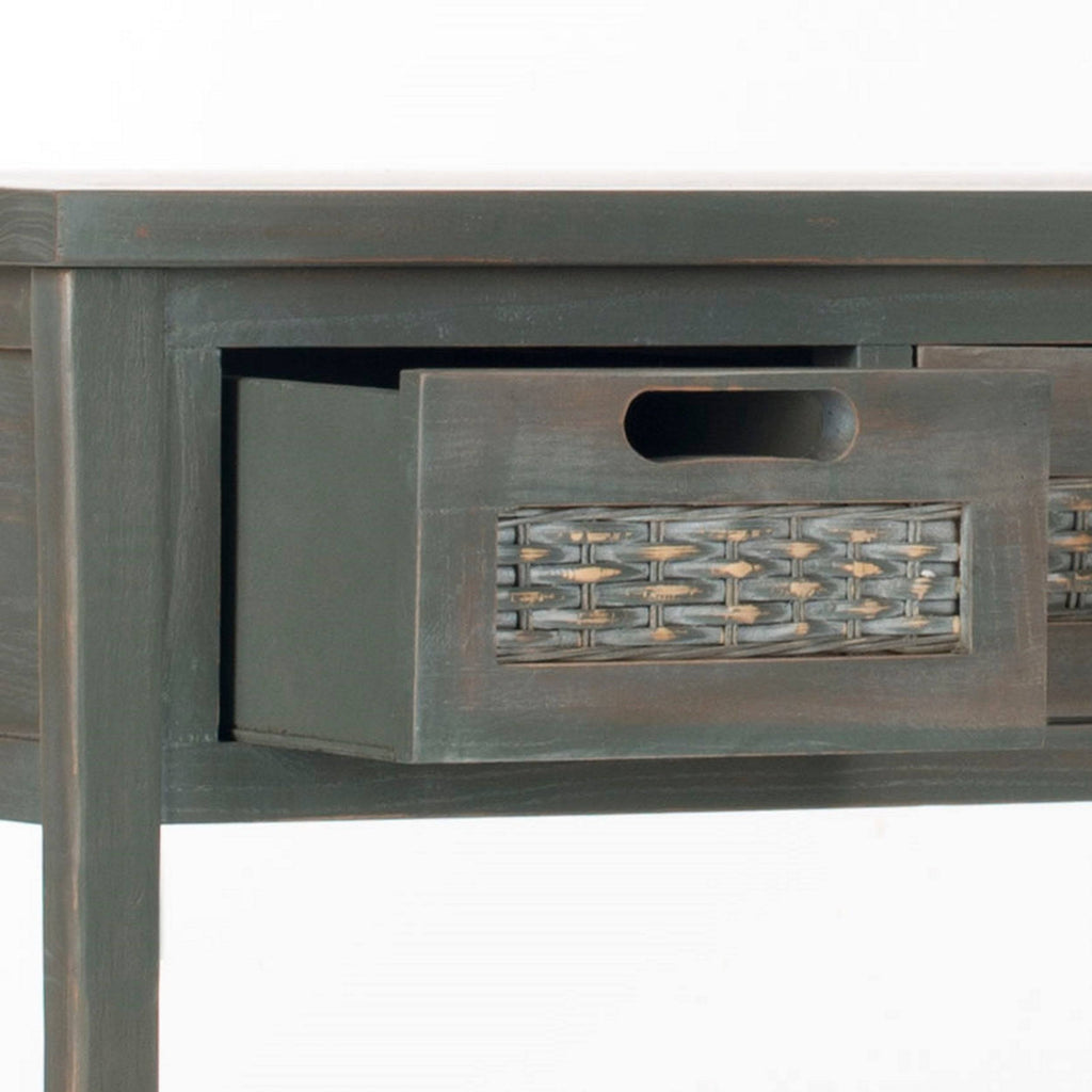 French Grey 3 Drawer Console W71467