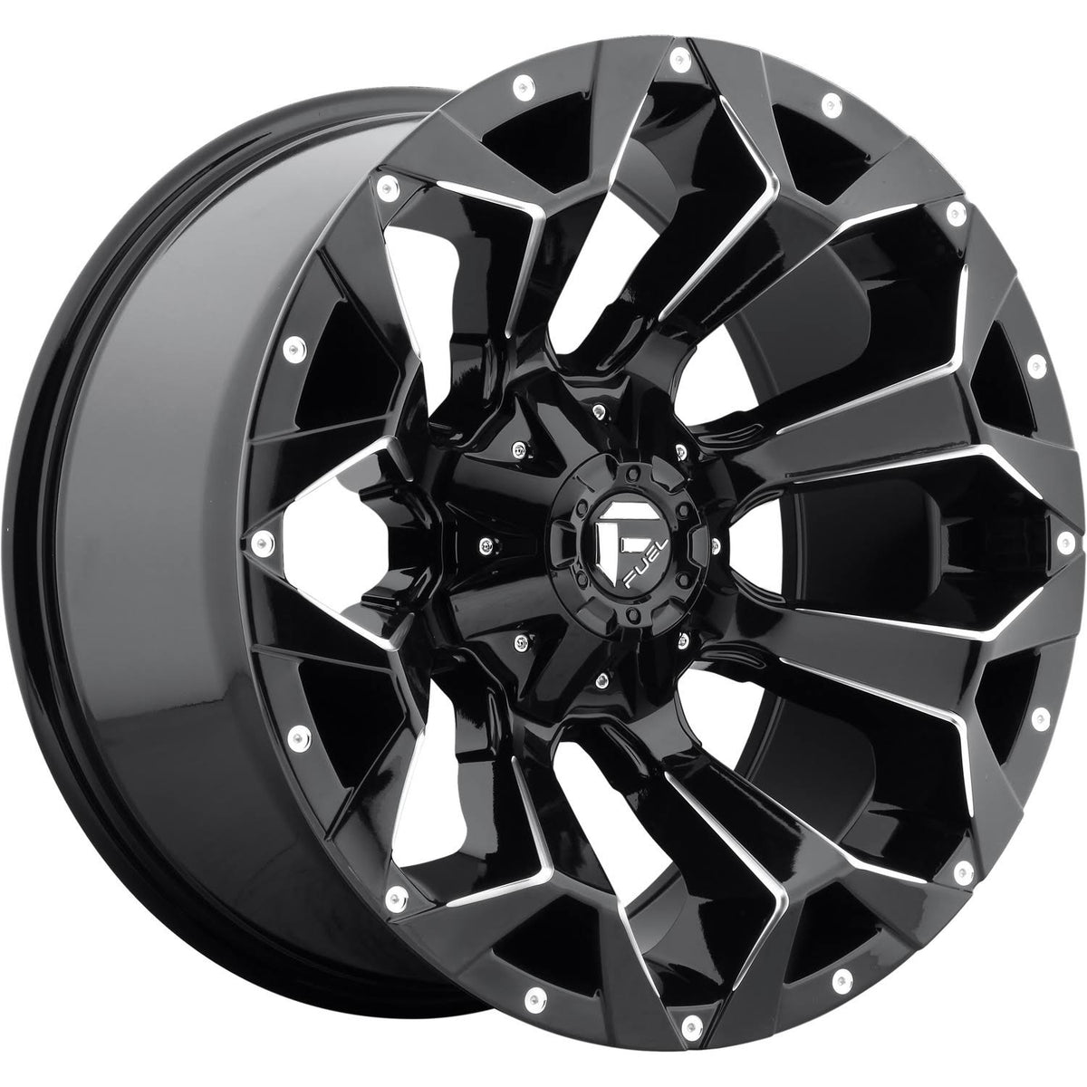 Gloss Black Milled Wheel F61392