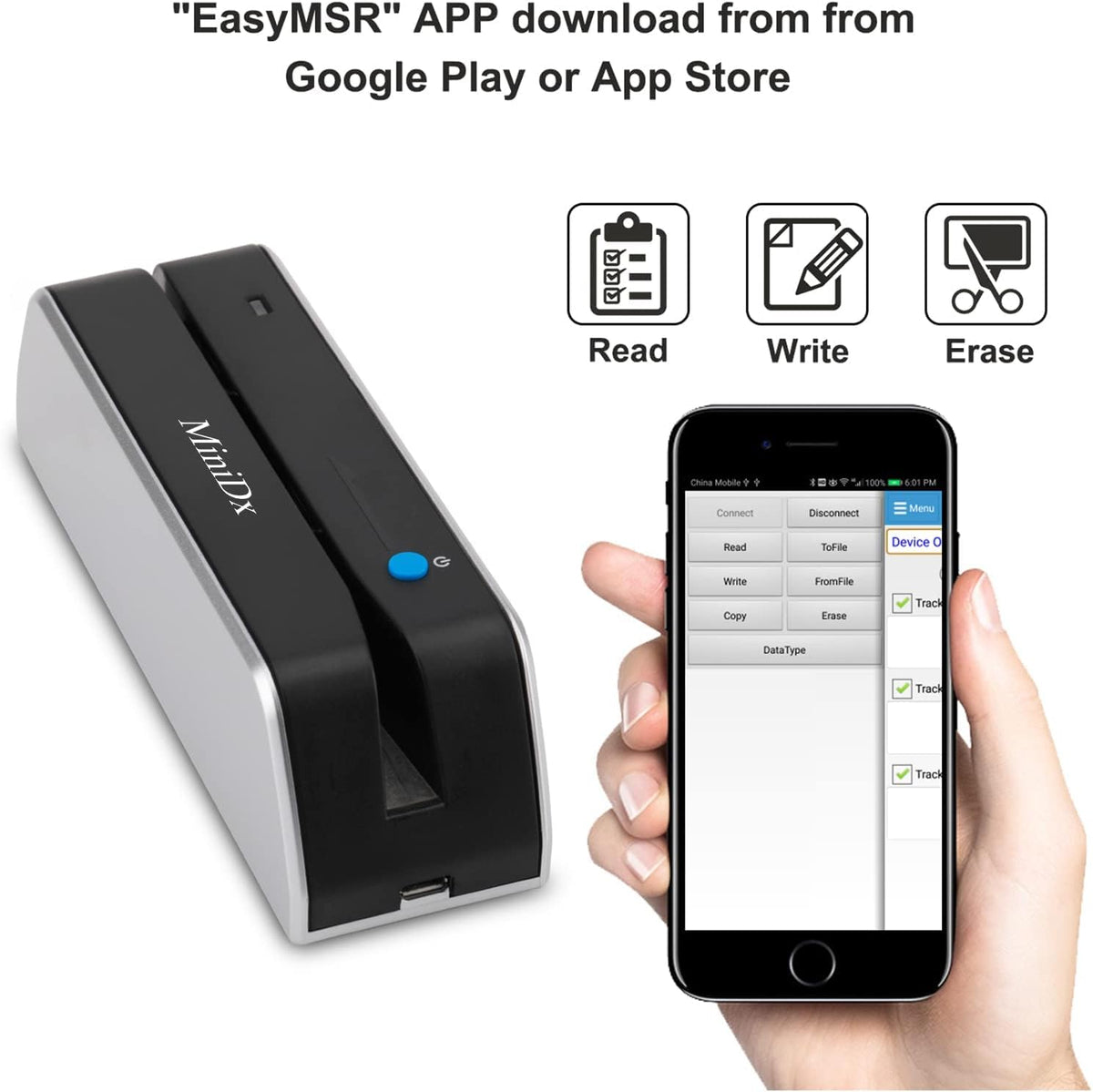 Bluetooth Credit Reader Writer U573