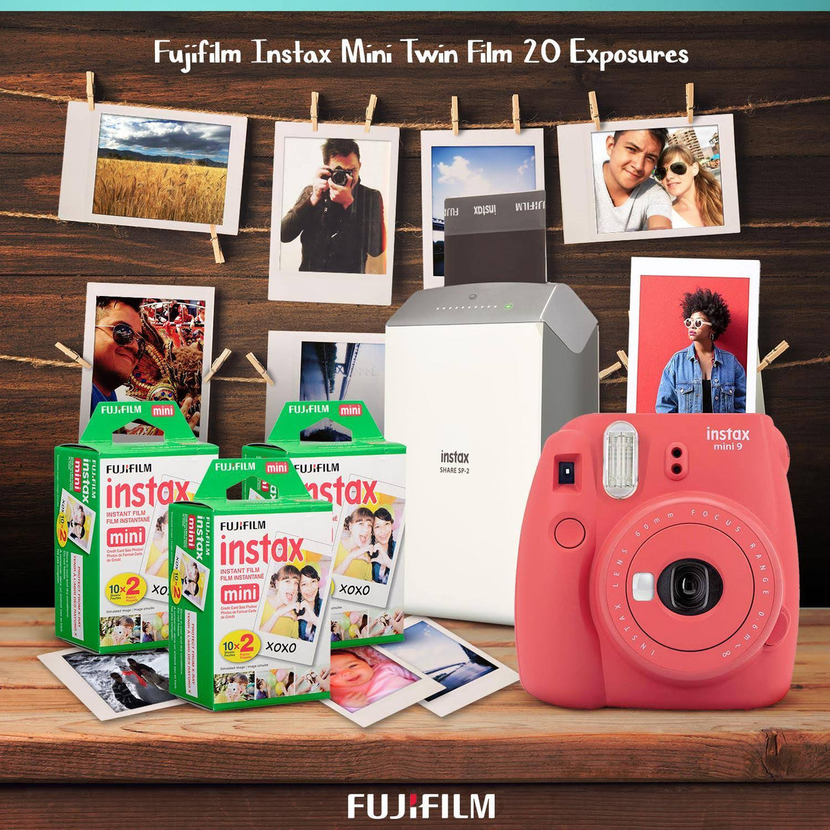 Blush Pink Instant Film Camera D27321