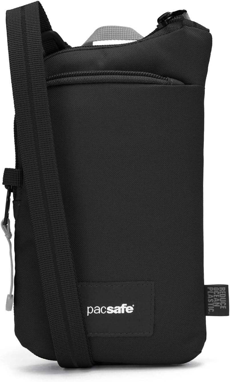 Jet Black Anti Theft Crossbody R167