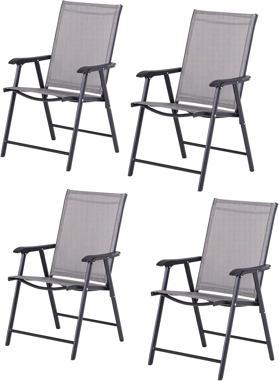 Folding Outdoor Patio Chairs Set of 4 R909
