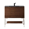 35.4 in. Single Vanity Cabinet with Composite Top W126