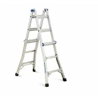 13 ft Aluminum 300 lb Telescoping Multi Step Ladder O26460