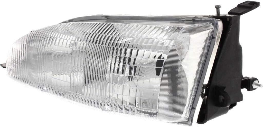 Driver Side Halogen Headlight for Toyota Camry 1995 1996 Pack of 2 S25932