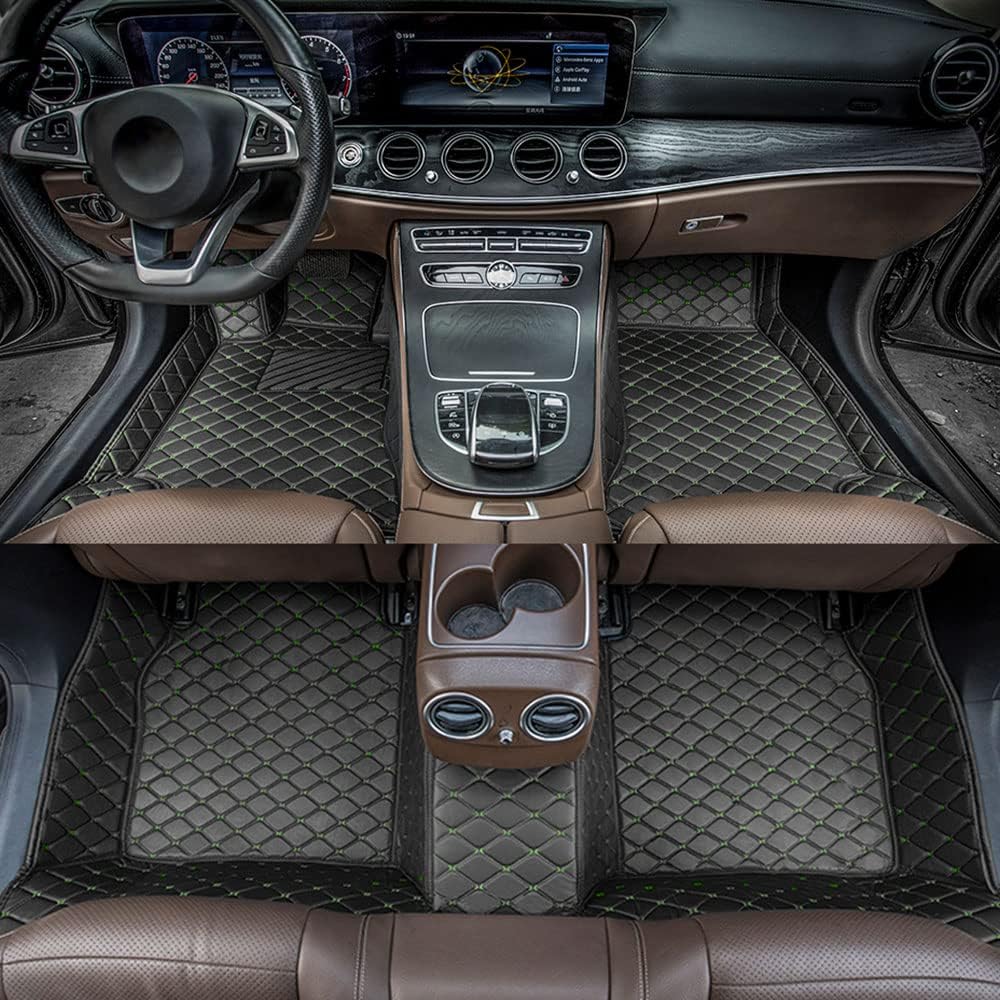 Custom All Weather Non-Slip Leather Car Floor Mats L6814