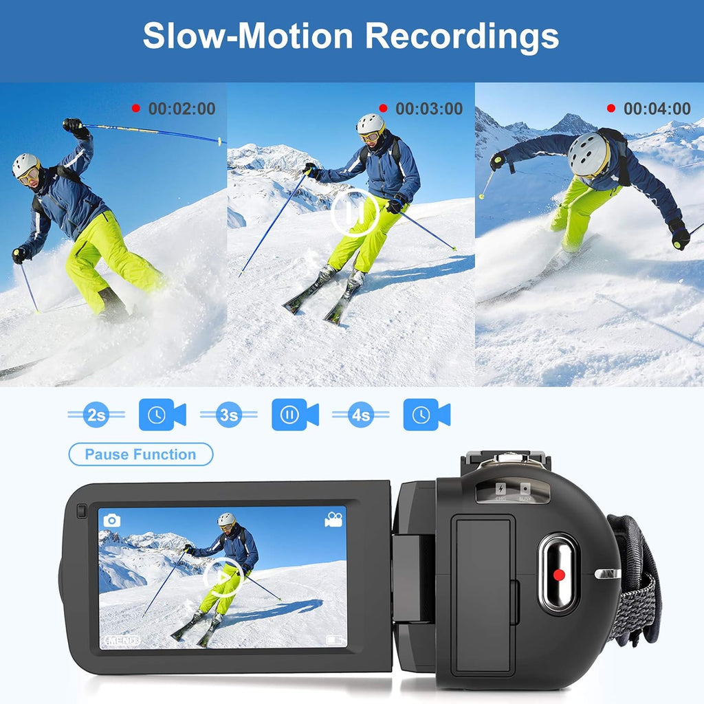 2.7K Ultra HD 36MP Vlogging Camera with Microphone Y3647
