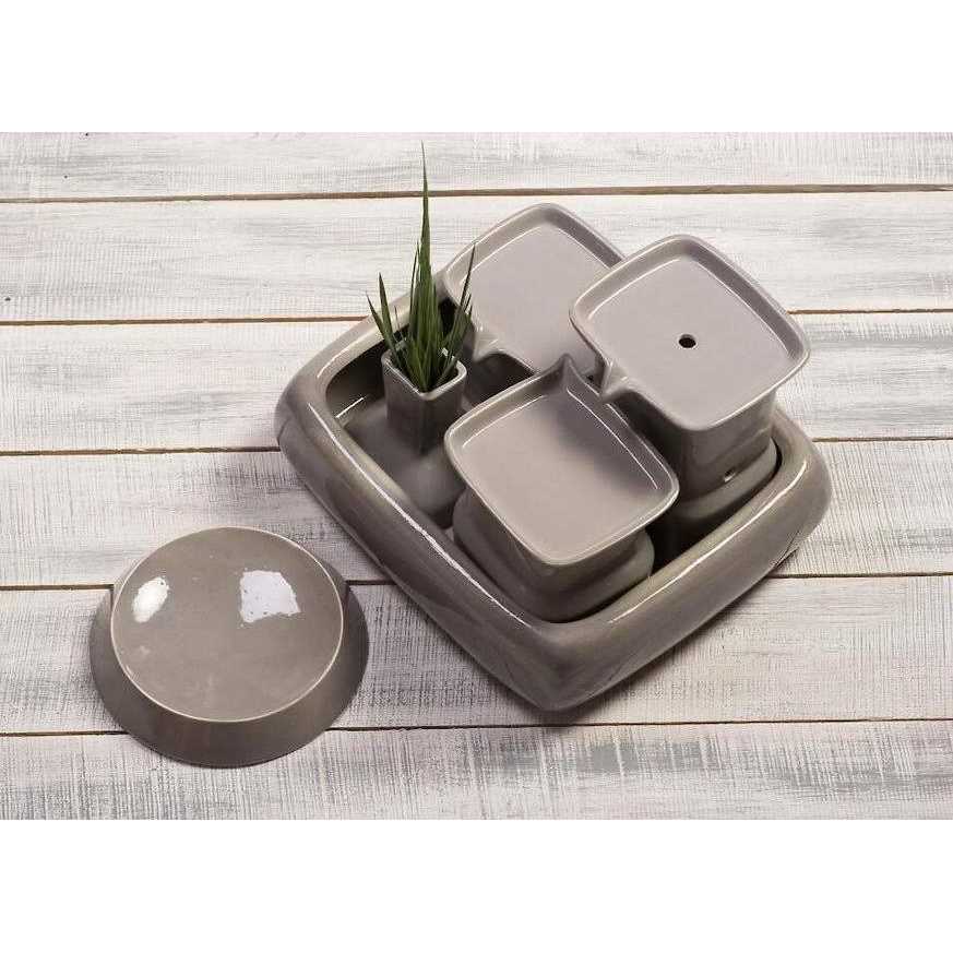 Ceramic Cat Water Fountain E557
