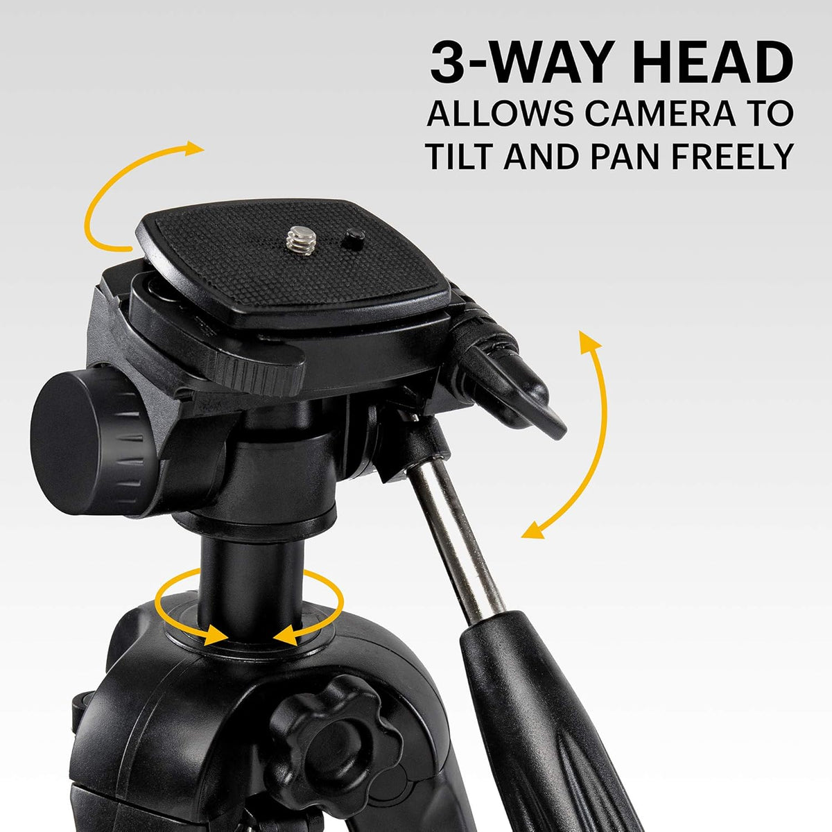 2-in-1 Tripod & Monopod with Remote, Lightweight 70” 4-Section Flip-Lock, Pack of 2 Z40606