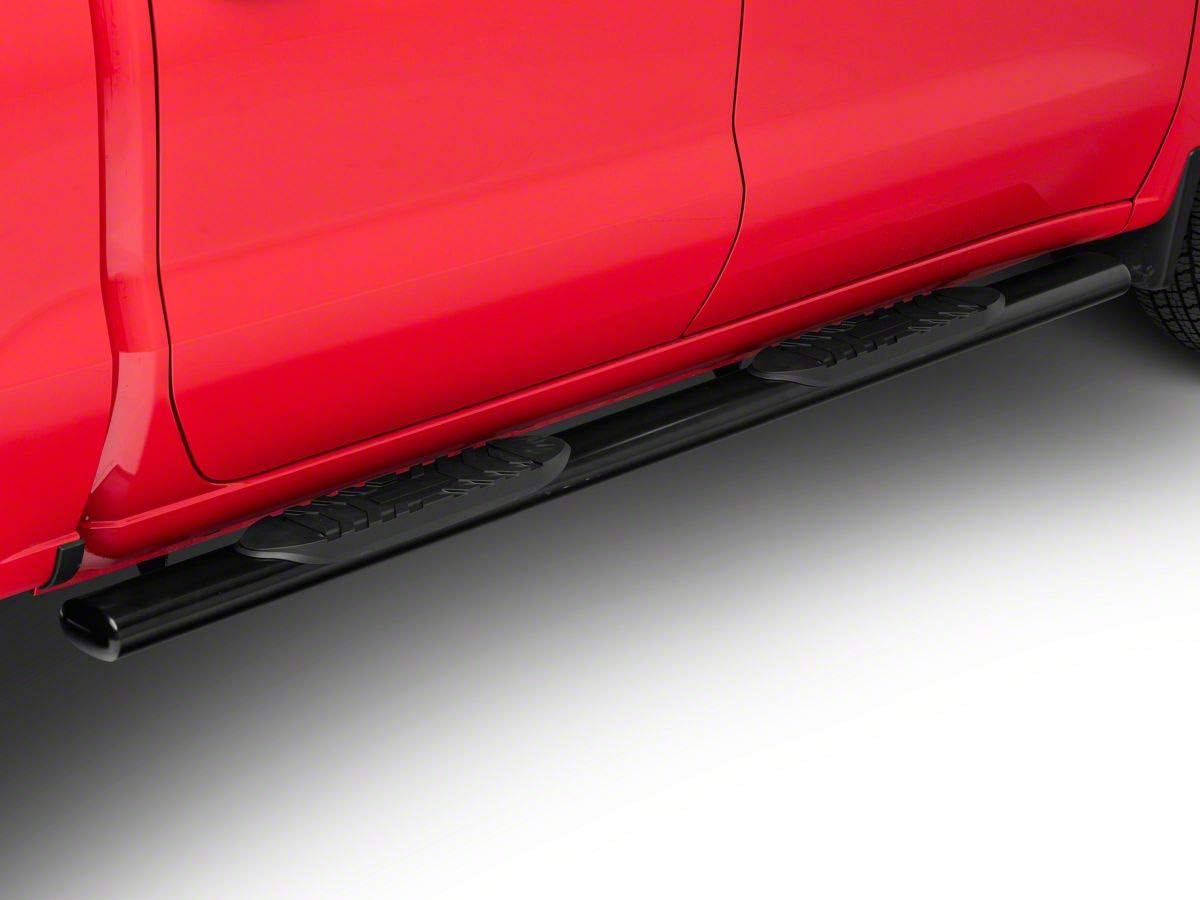 Black 5-Inch Oval Side Step Bars P278