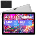 10.1 inch 4G LTE Tablet with SIM Card Slot, 64GB Storage K5358