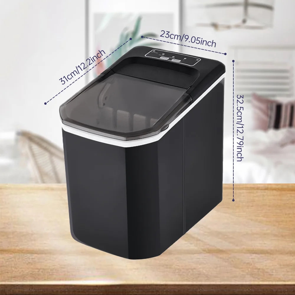 Countertop Ice Maker, 26lbs in 24Hrs, Self-Cleaning Ice Machine with Basket U917601