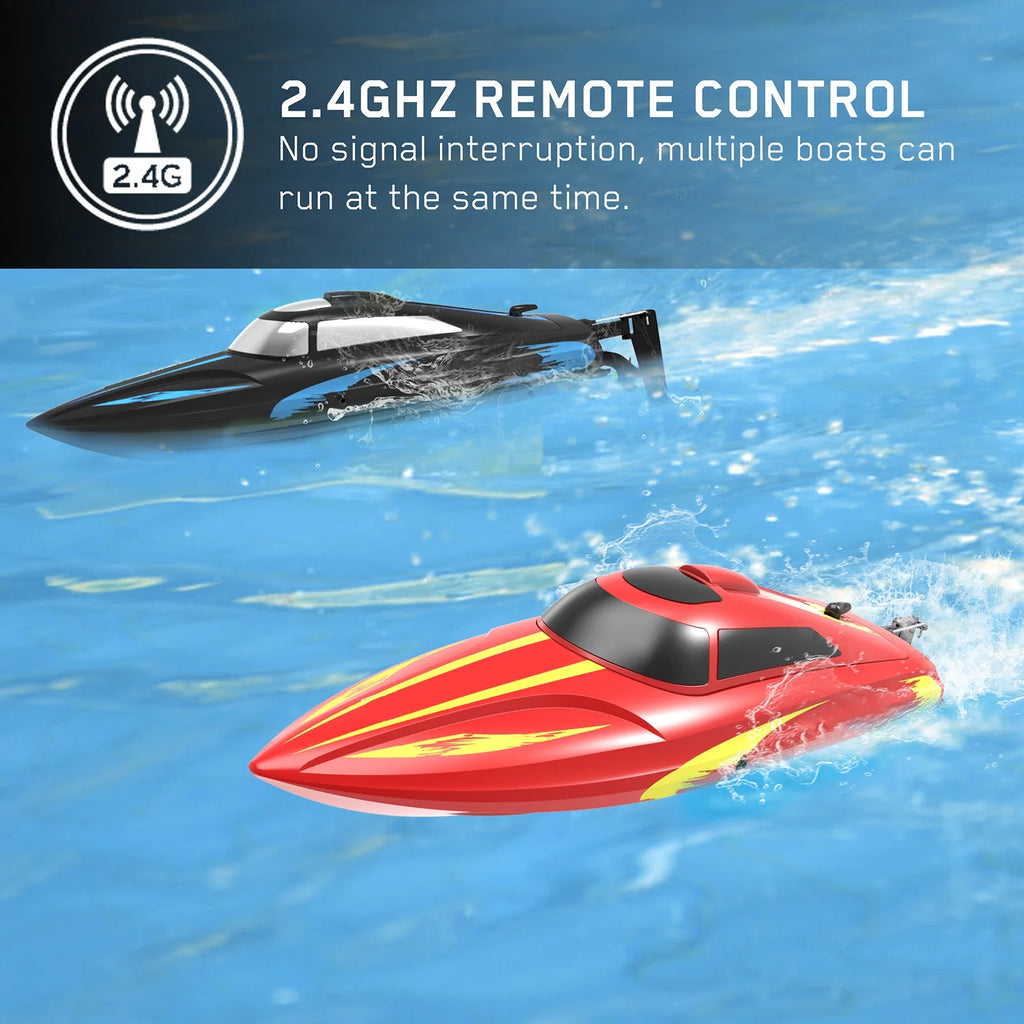Remote Control Boat 2.4GHz High Speed Toy with 2 Battery W569707