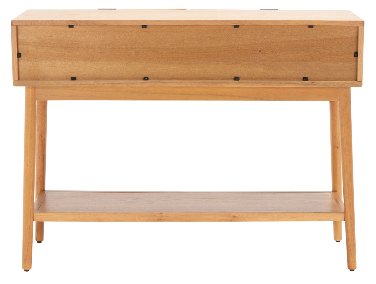 Natural Wood Console Table with Drawer B105898