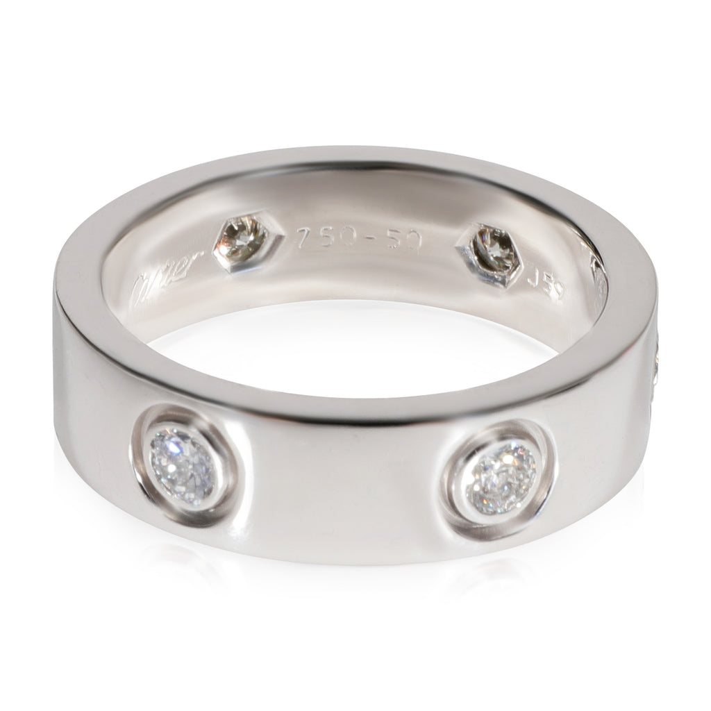 18k White Gold Diamond Ring 0.46 CTW Pre-Owned K175025