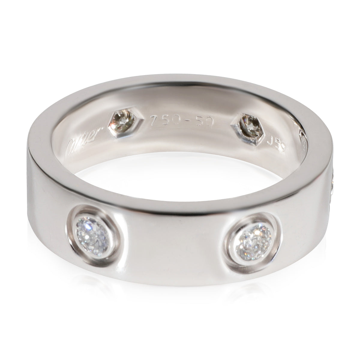 18k White Gold Diamond Ring 0.46 CTW Pre-Owned K175025