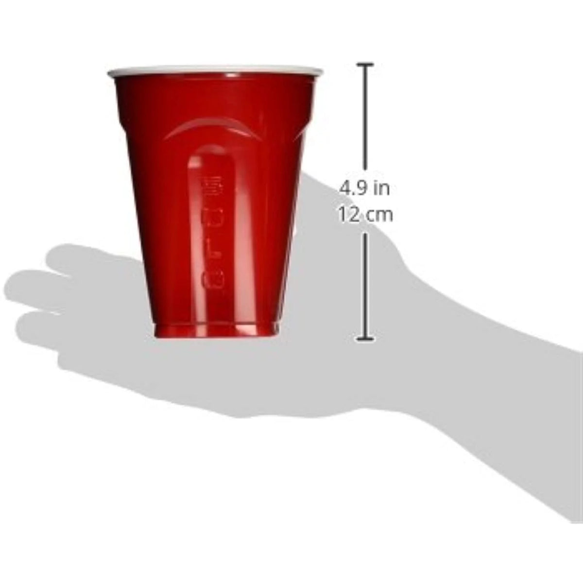 Red Cups, 18 Oz, 72 Count W491