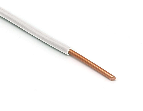 14 AWG White Insulated Solid Copper THHN THWN Wire W4655