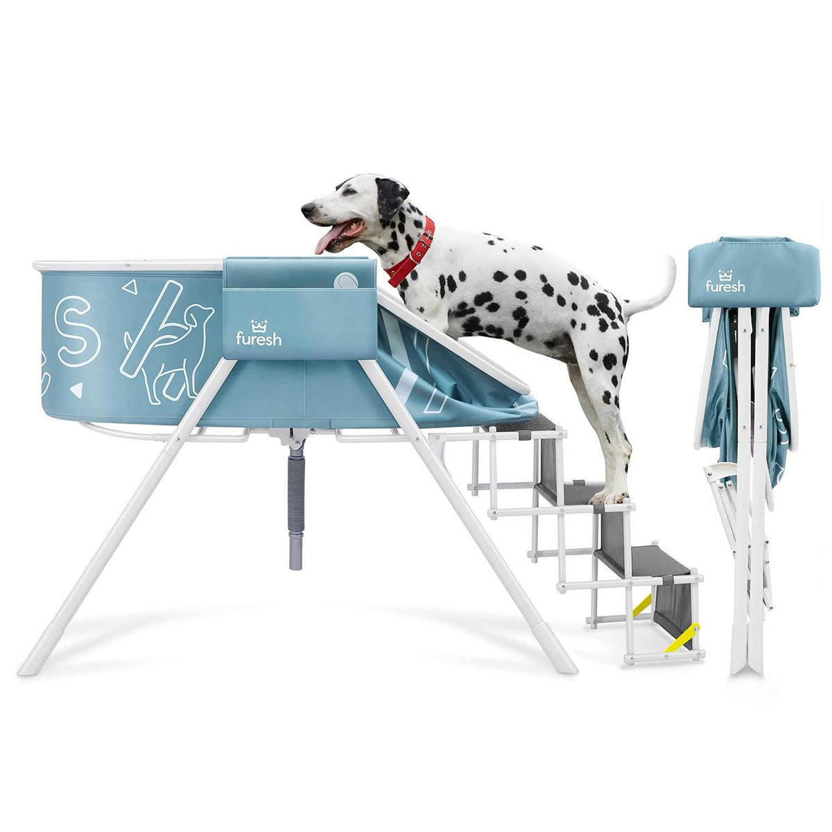 Big Dog Bath Tub with Stairs U1687