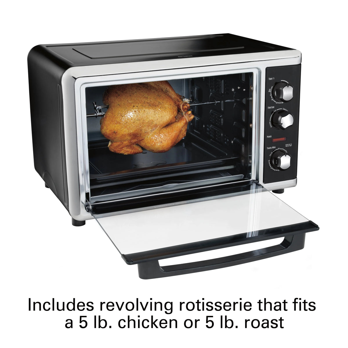 Countertop Oven with Convection and Rotisserie, Extra Large Capacity, Silver A975
