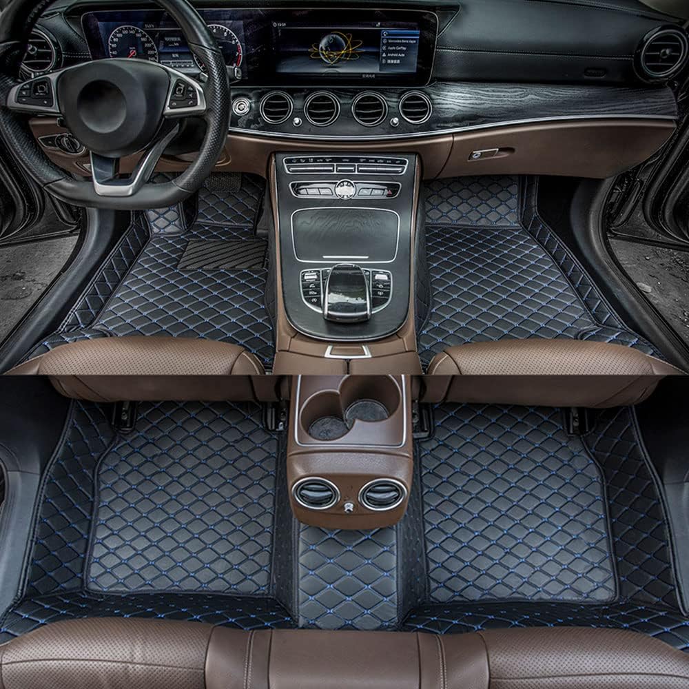 Custom All Weather Non-Slip Leather Car Floor Mats L6814