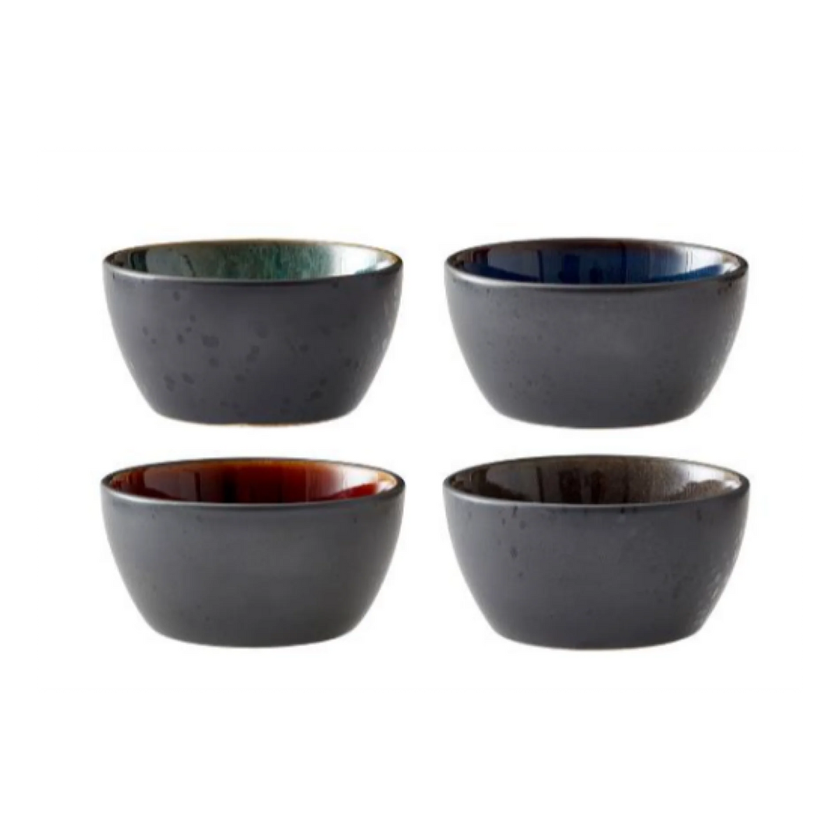 4 Pcs Black Bowl I117