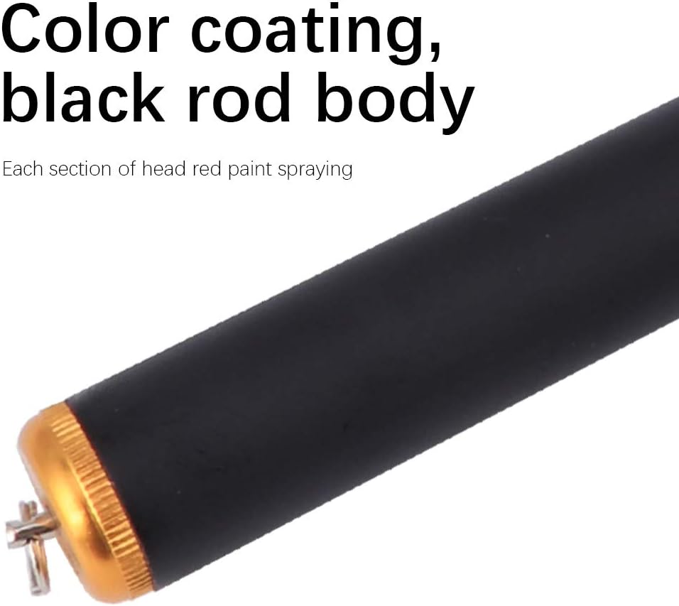 27088‑270 Portable Sea Rock Fishing Pole Carbon Rod 5 Sections 2.7M I25419