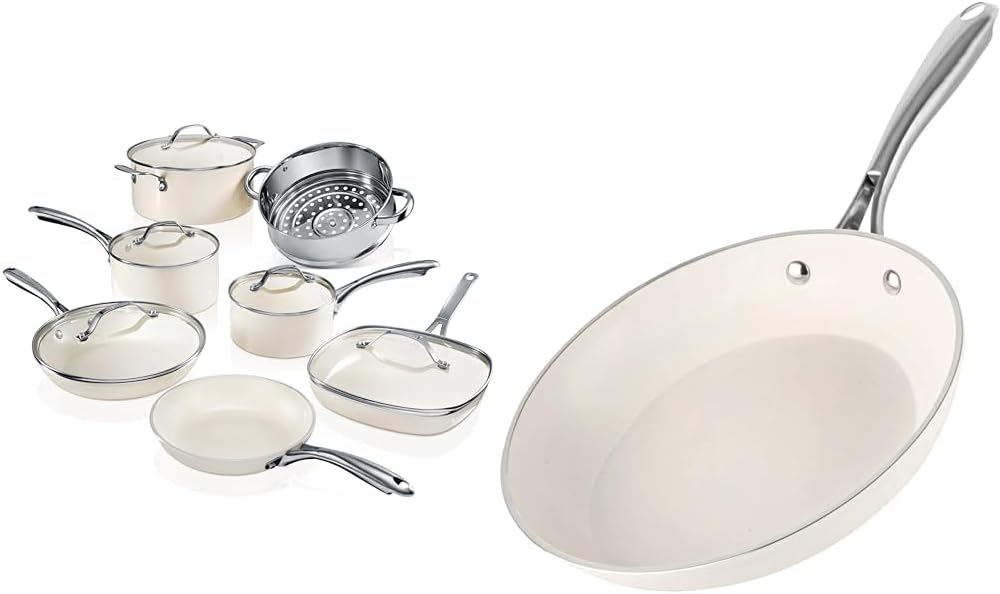 12 Pc Non Stick Ceramic Cookware Set E4954
