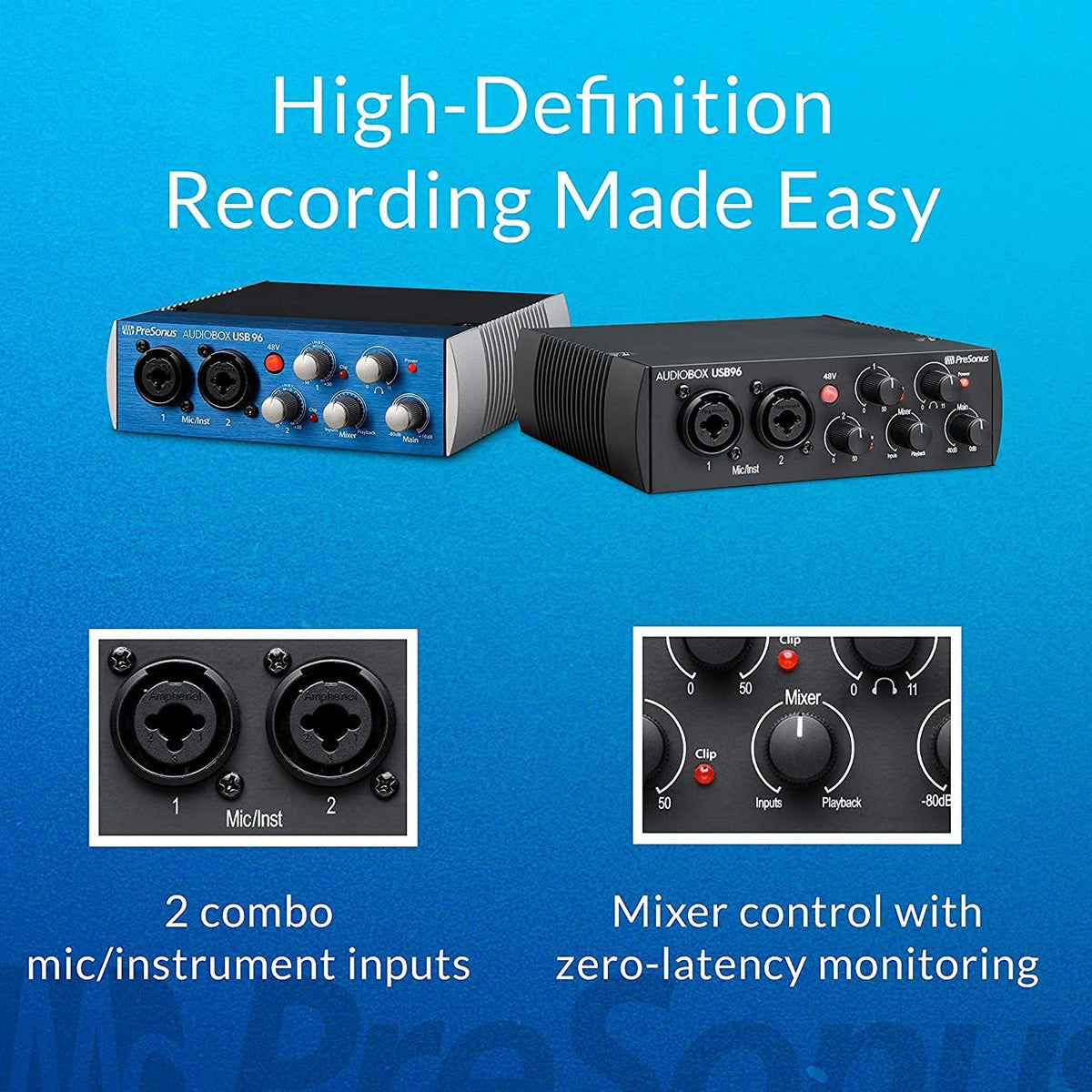 USB 96 AudioBox Recording Software V63673