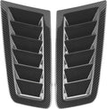 2Pcs Universal Bonnet Air Vents Carbon Fiber Color V6156