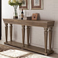 Weathered Driftwood Console Table Z11500