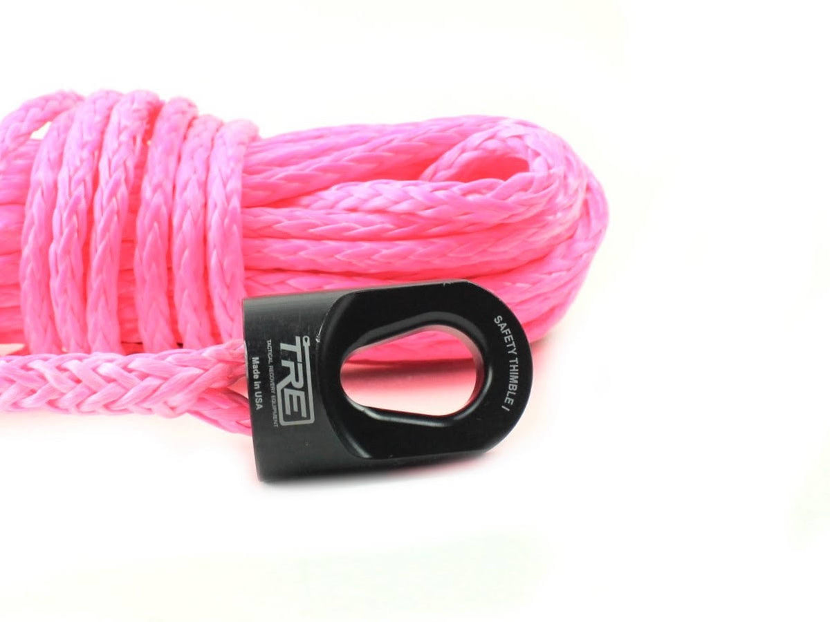 Pink Winch Rope & Black Safety Thimble L908