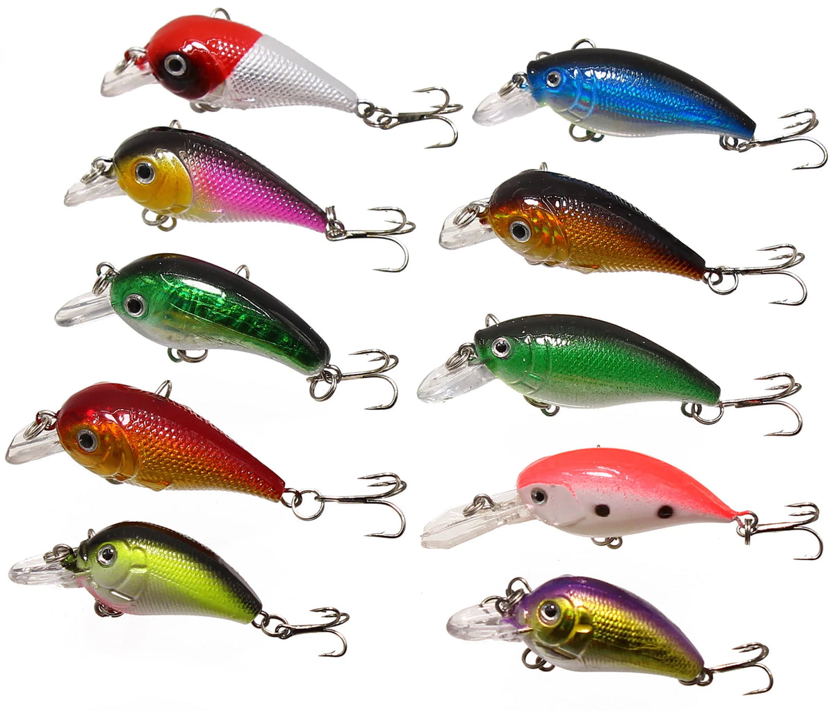 30 Topwater Fishing Lures with Hooks U586